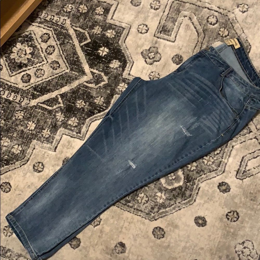 Democracy Distressed Boot Cut Jeans
